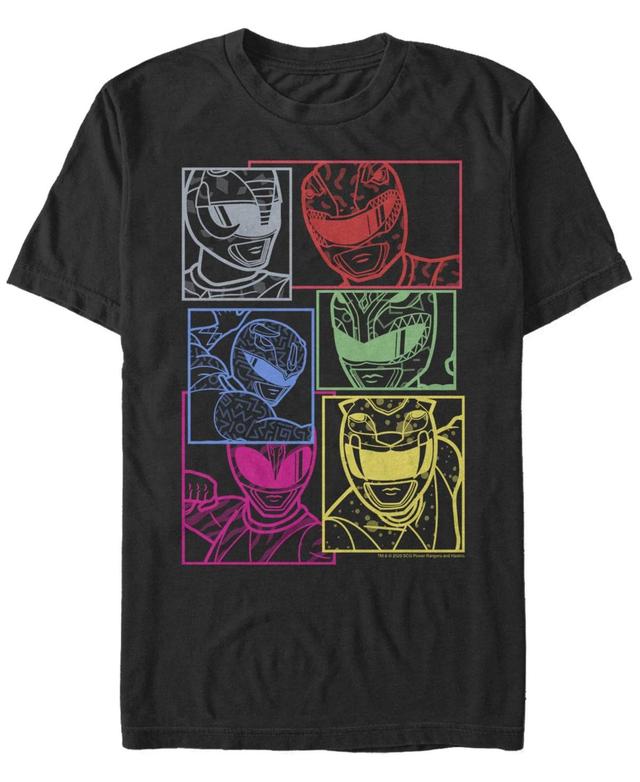 Fifth Sun Mens Street Power rangers Short Sleeve Crew T-shirt Product Image