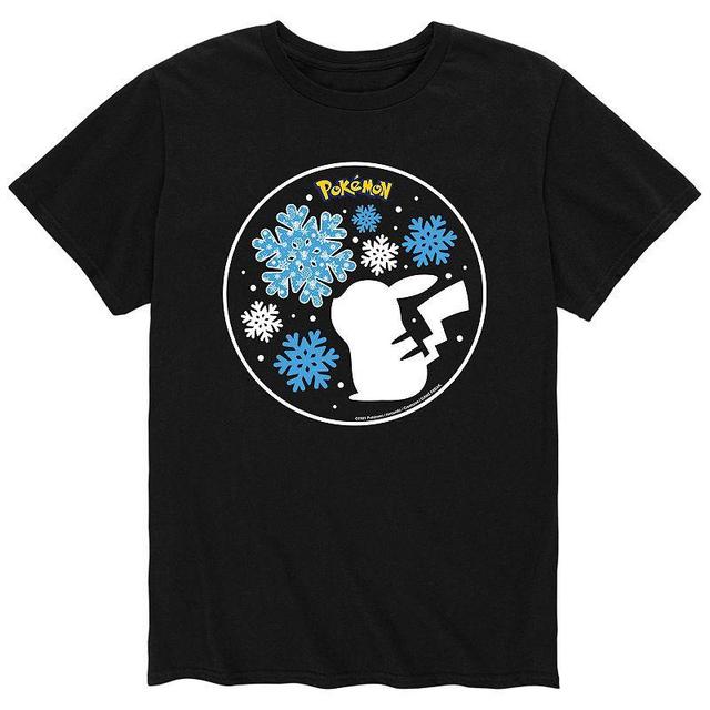 Mens Pokemon Snowflake Pikachu Tee Product Image