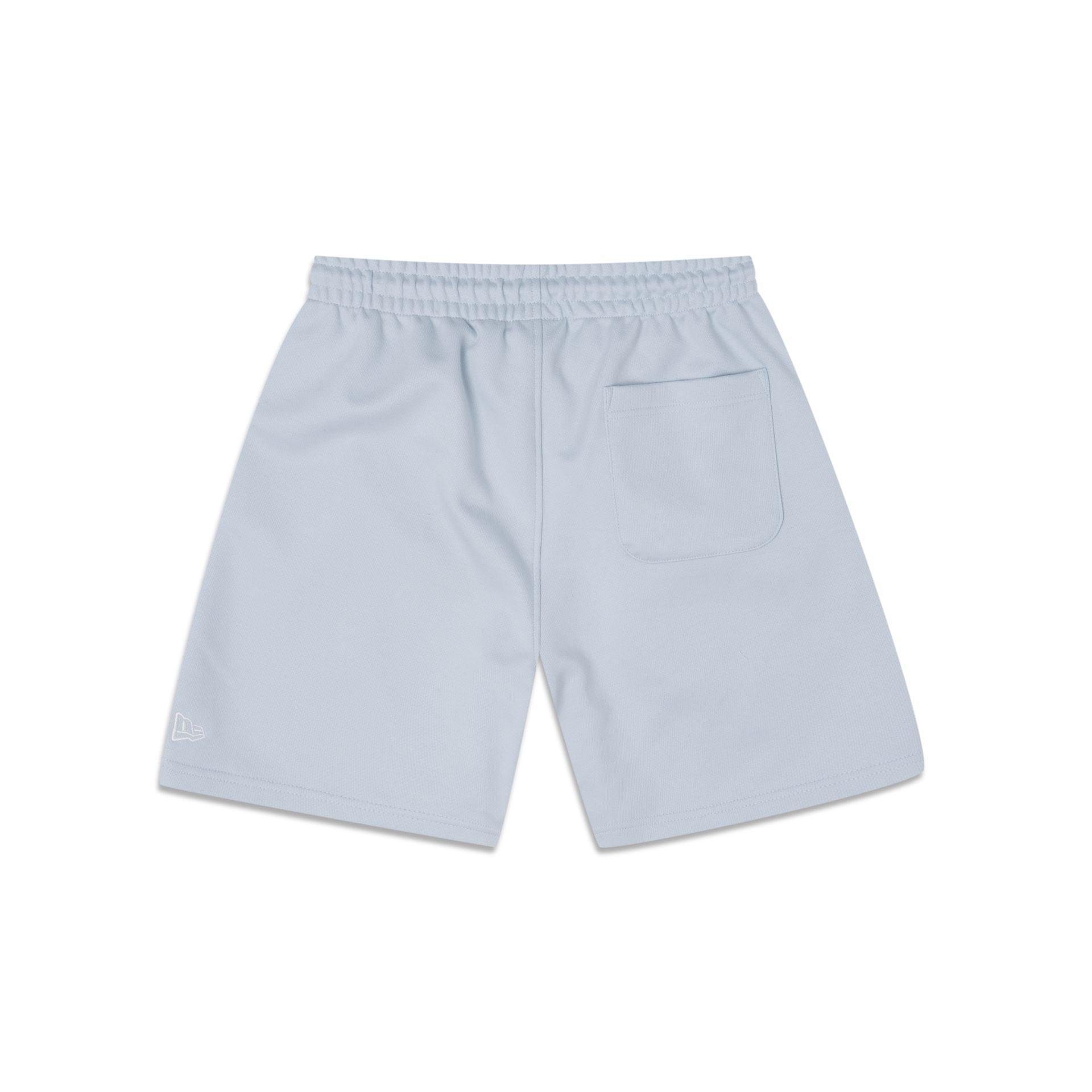 New Era Cap Essential Blue Fleece Shorts Male Product Image