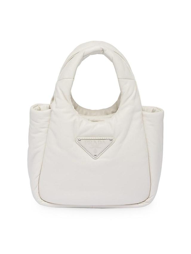 Womens Small Padded Soft Nappa-Leather Bag Product Image