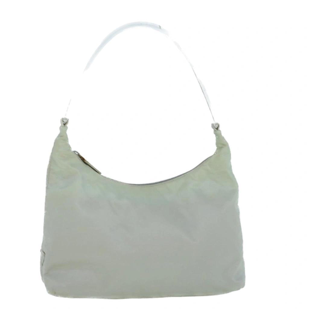 White Synthetic Shoulder Bag () Product Image