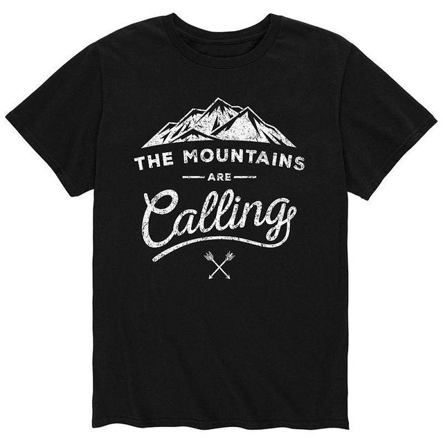 Mens Mounatins Are Calling Tee Product Image