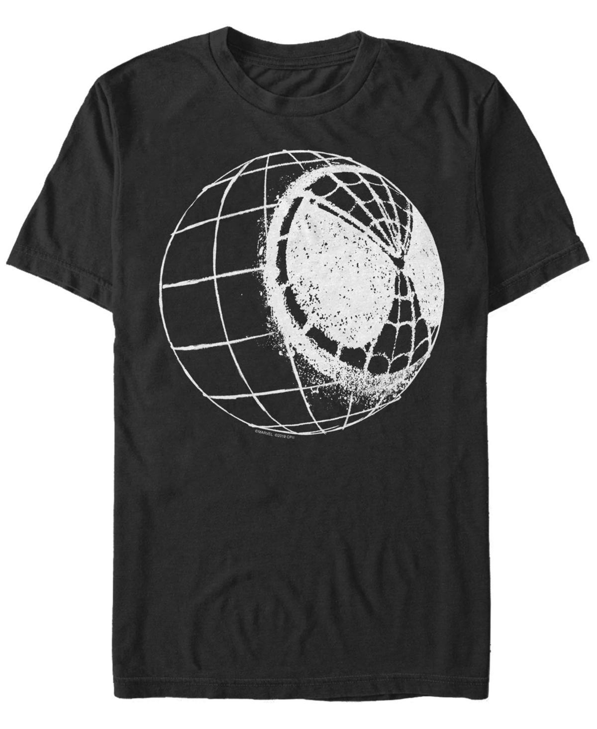 Mens Marvel Spider-Man Far From Home Globe Stencil Graphic Tee Product Image