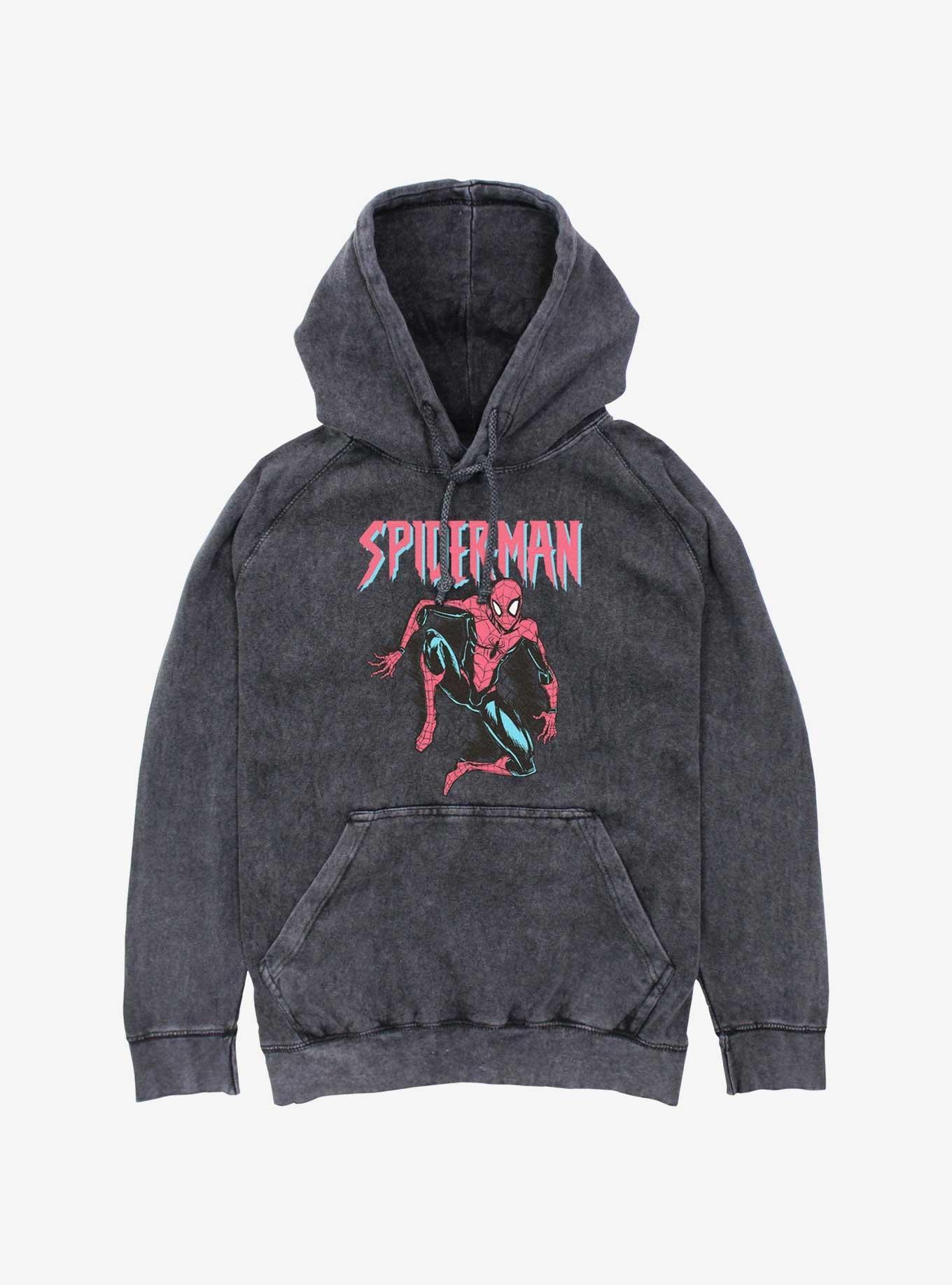 Marvel Spider-Man Pastel Mineral Wash Hoodie Product Image