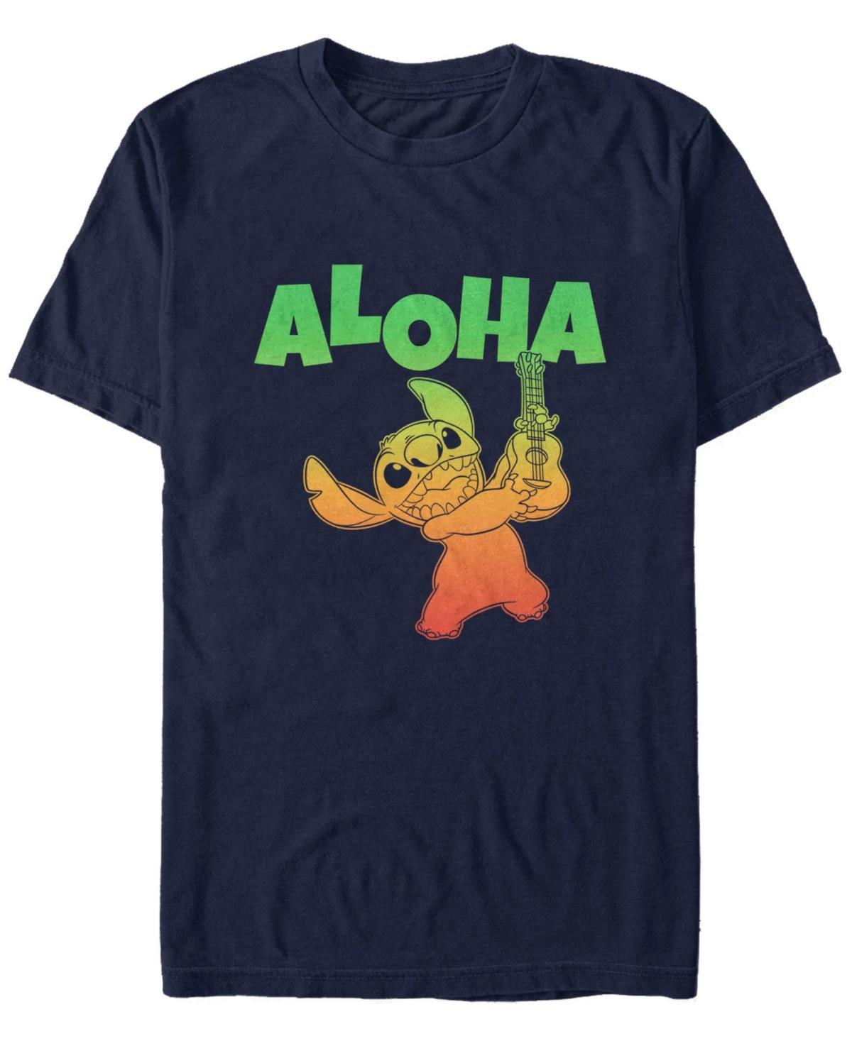 Disney® Men's Lilo & Stitch Graphic Top, Navy, Medium Product Image