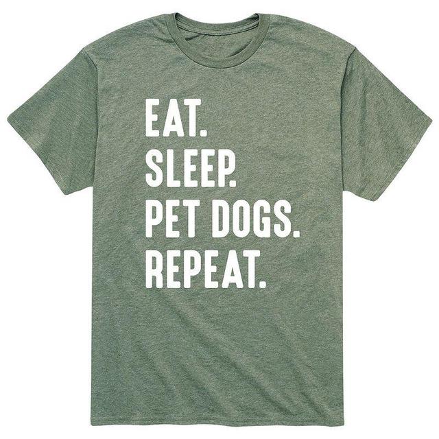 Big & Tall Eat Sleep Dogs Tee, Mens Product Image