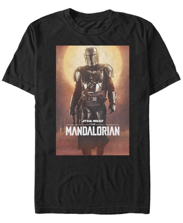 Mens Star Wars The Mandalorian Character Poster Tee Product Image