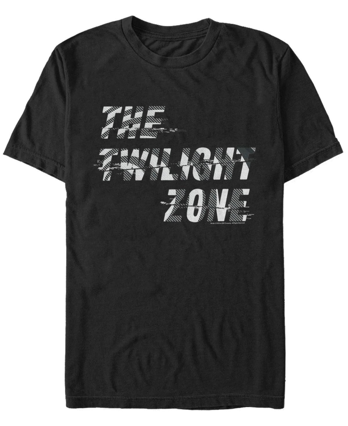 Mens Twilight Zone Title Glitch Tee Product Image