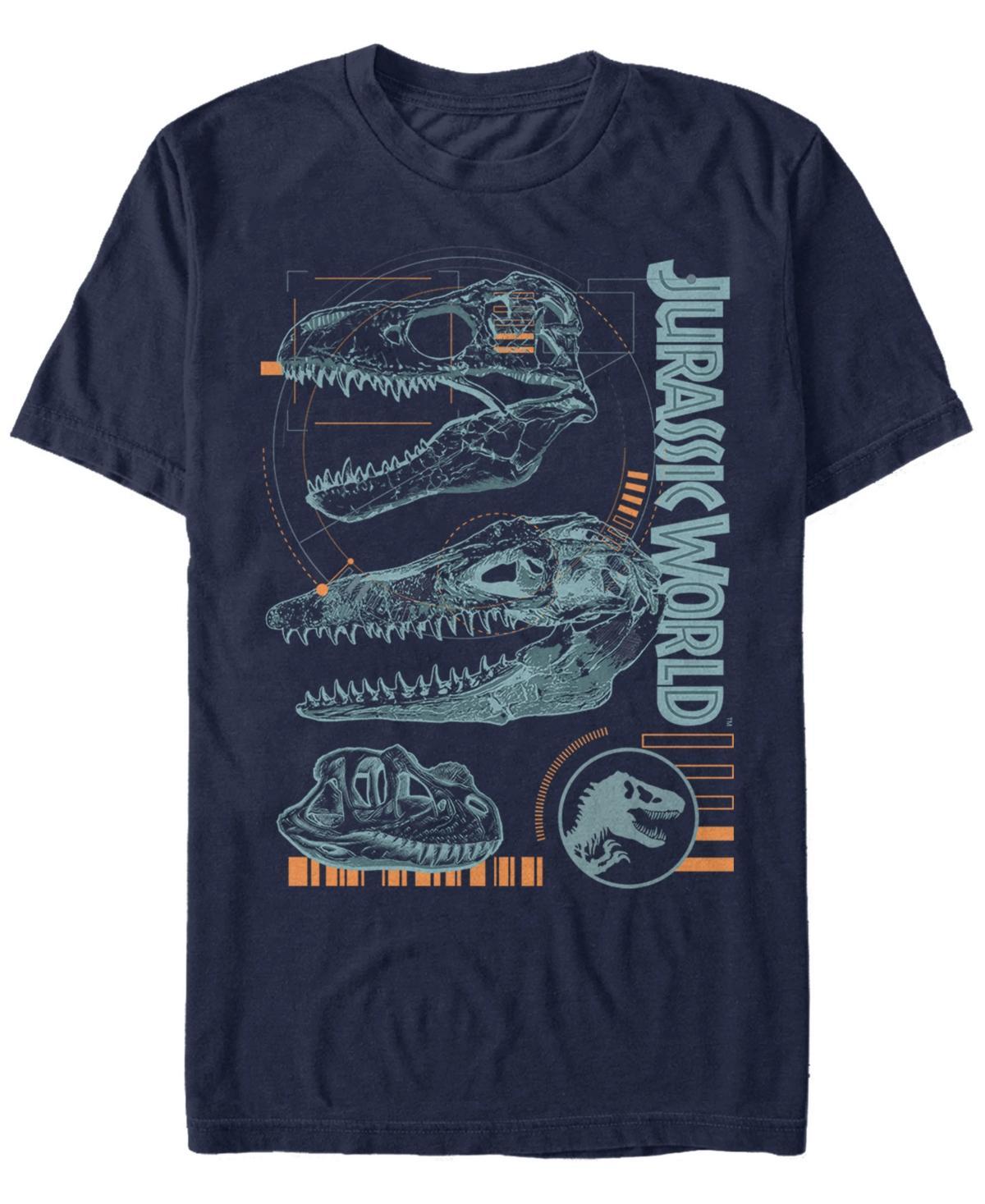 Mens Jurassic World Fallen Kingdom Logo Tee Athletic Grey Product Image