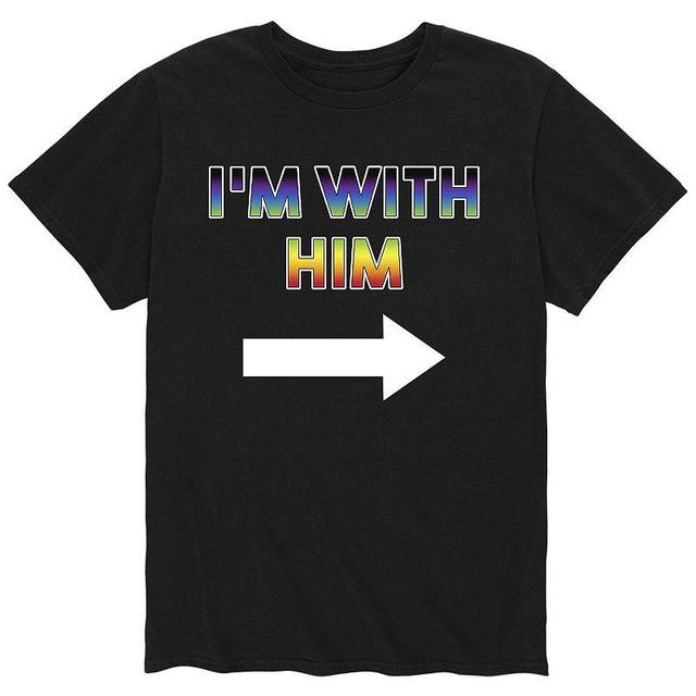 Mens Im With Him Pride Tee Product Image