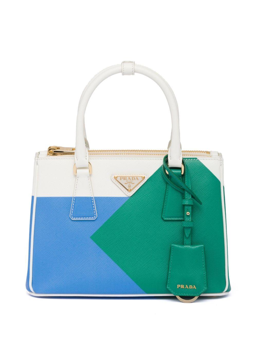 PRADA Small Galleria Saffiano Special Edition Bag In Blue Product Image