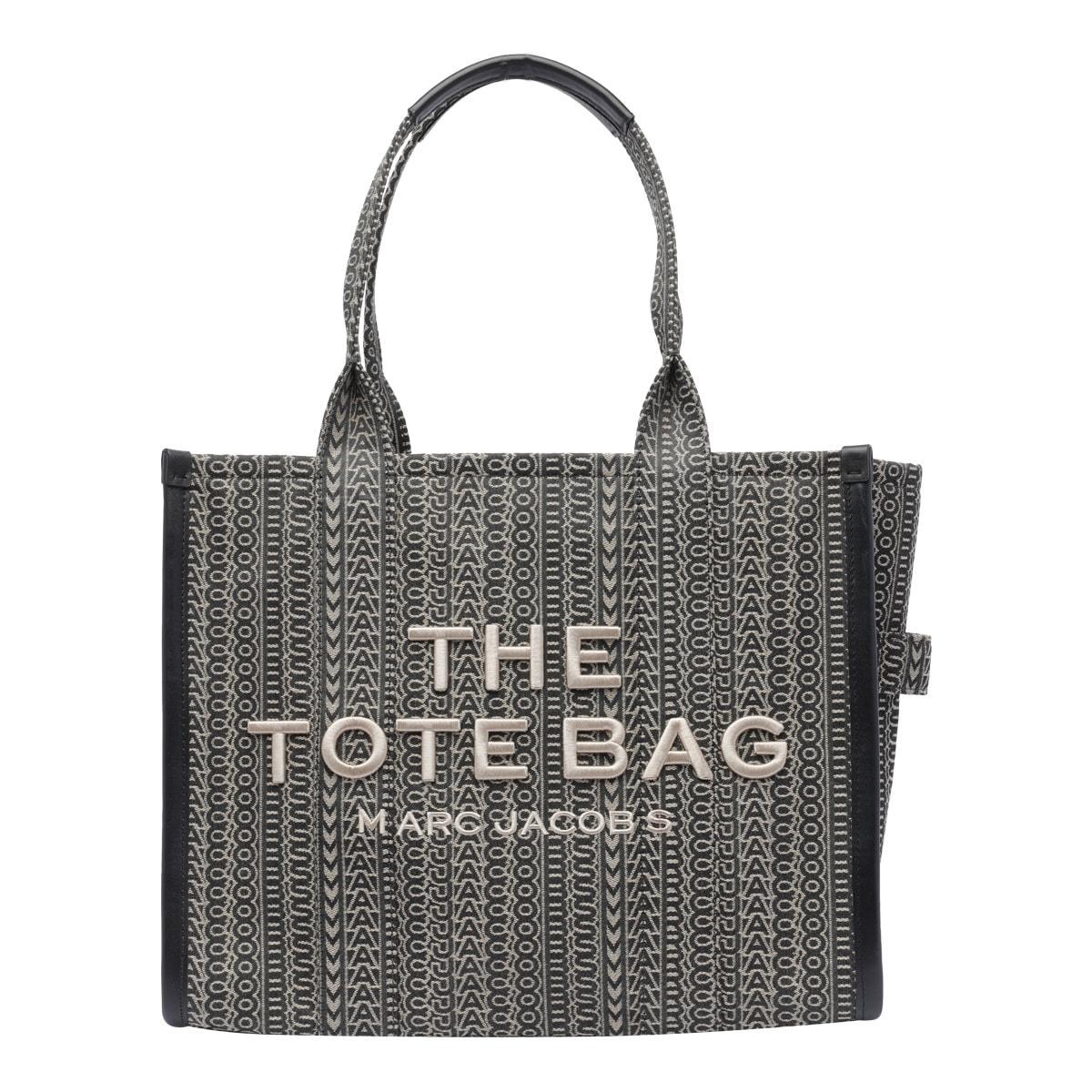 The Large Tote In Black Product Image