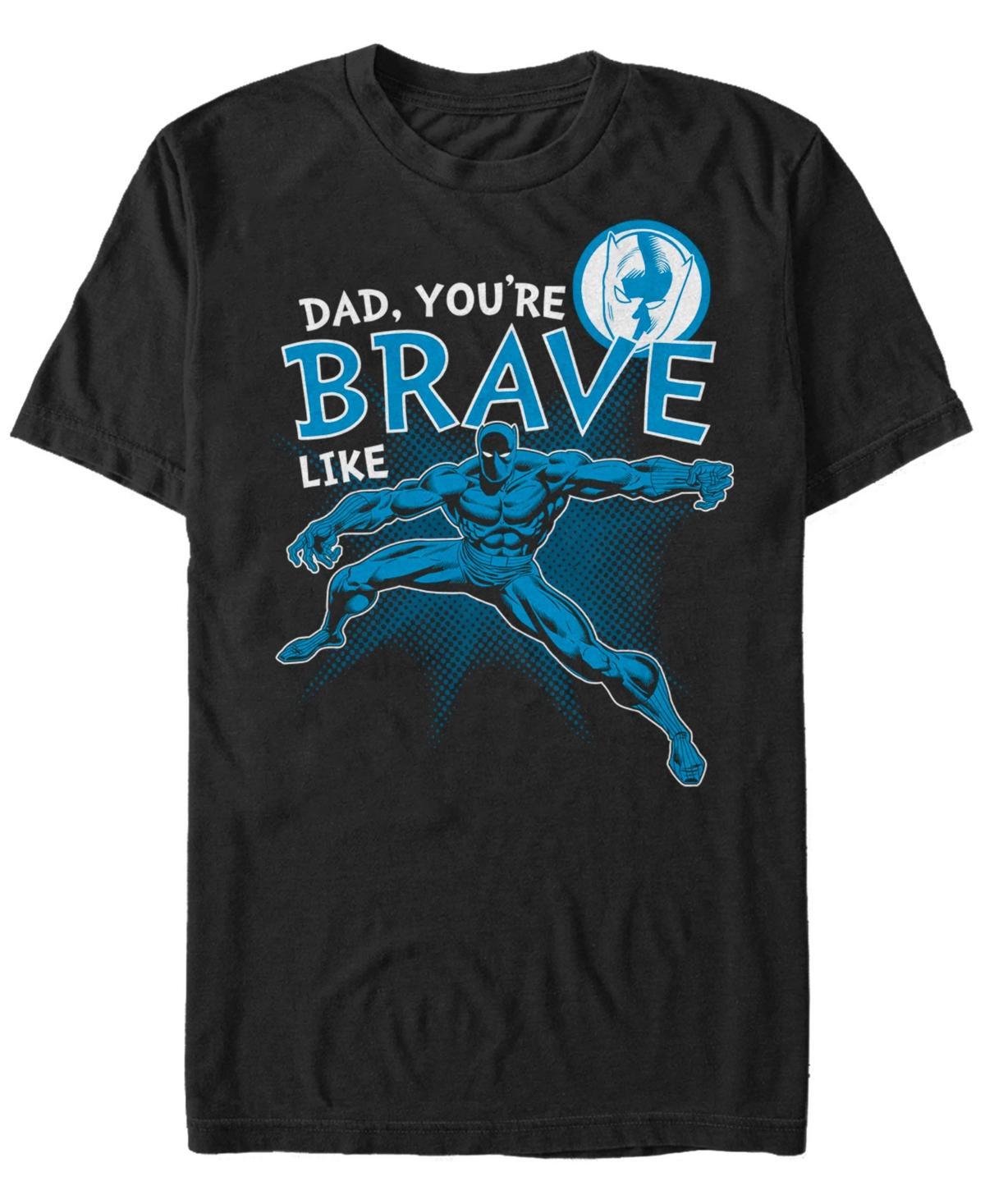 Mens Marvel Comics Panther Brave Like Dad Tee Product Image