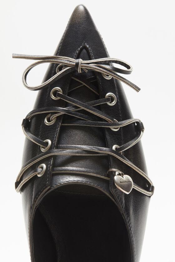 Lace-up mules Product Image