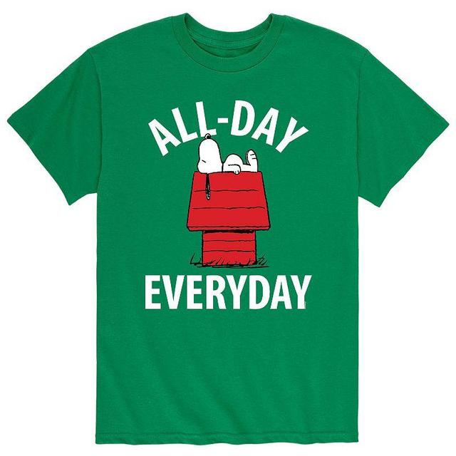 Mens Peanuts Snoopy All Day Everyday Tee Product Image