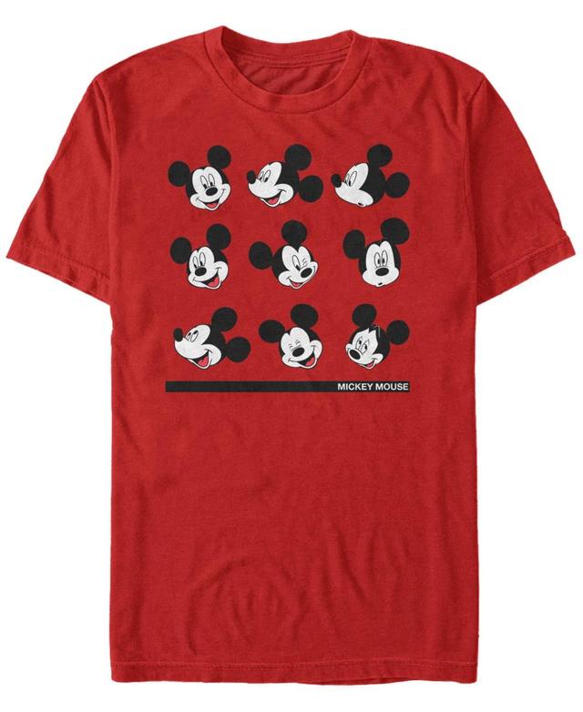 Disneys Mickey Mouse Mens Different Face Of Mickey Tee Product Image