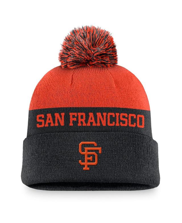 San Francisco Giants Rewind Peak Nike Men's MLB Cuffed Pom Beanie Product Image