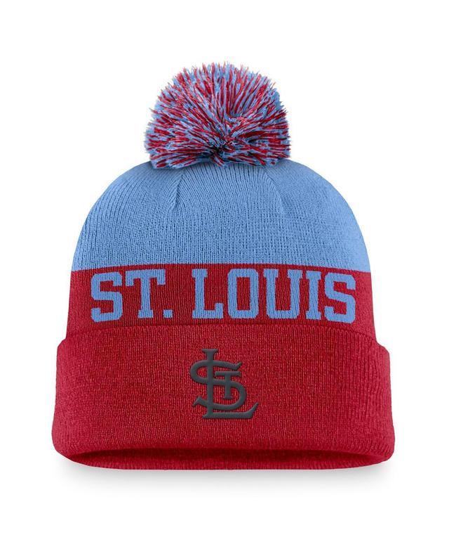 St. Louis Cardinals Rewind Peak Nike Mens MLB Cuffed Pom Beanie Product Image