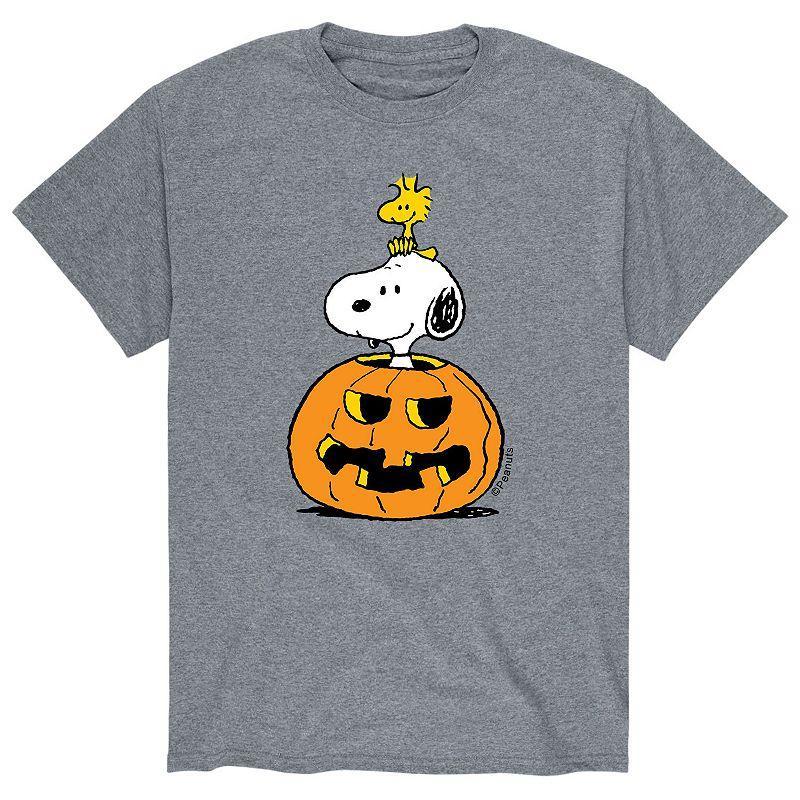 Big & Tall Peanuts Snoopy Pumpkin Tee, Mens Product Image