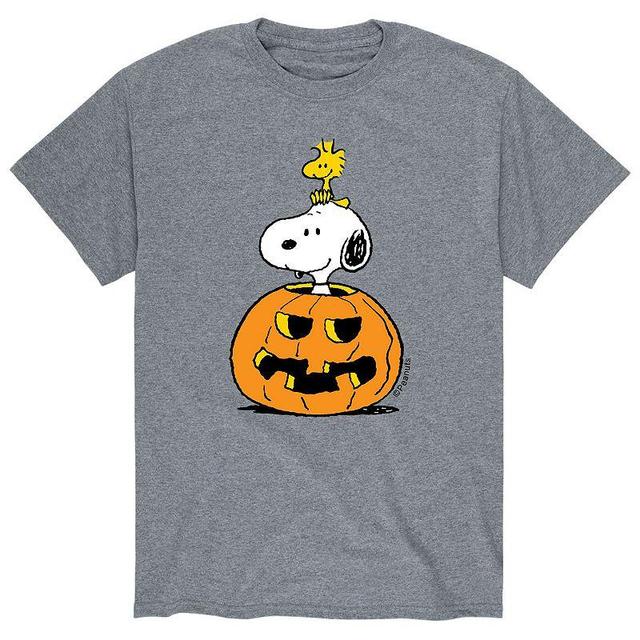 Big & Tall Peanuts Snoopy Pumpkin Tee, Mens Product Image