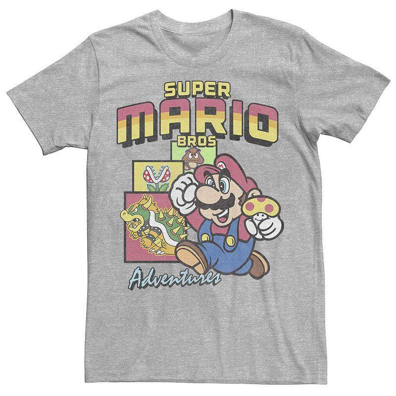 Mens Nintendo Super Mario Bros. Adventures Tee Product Image