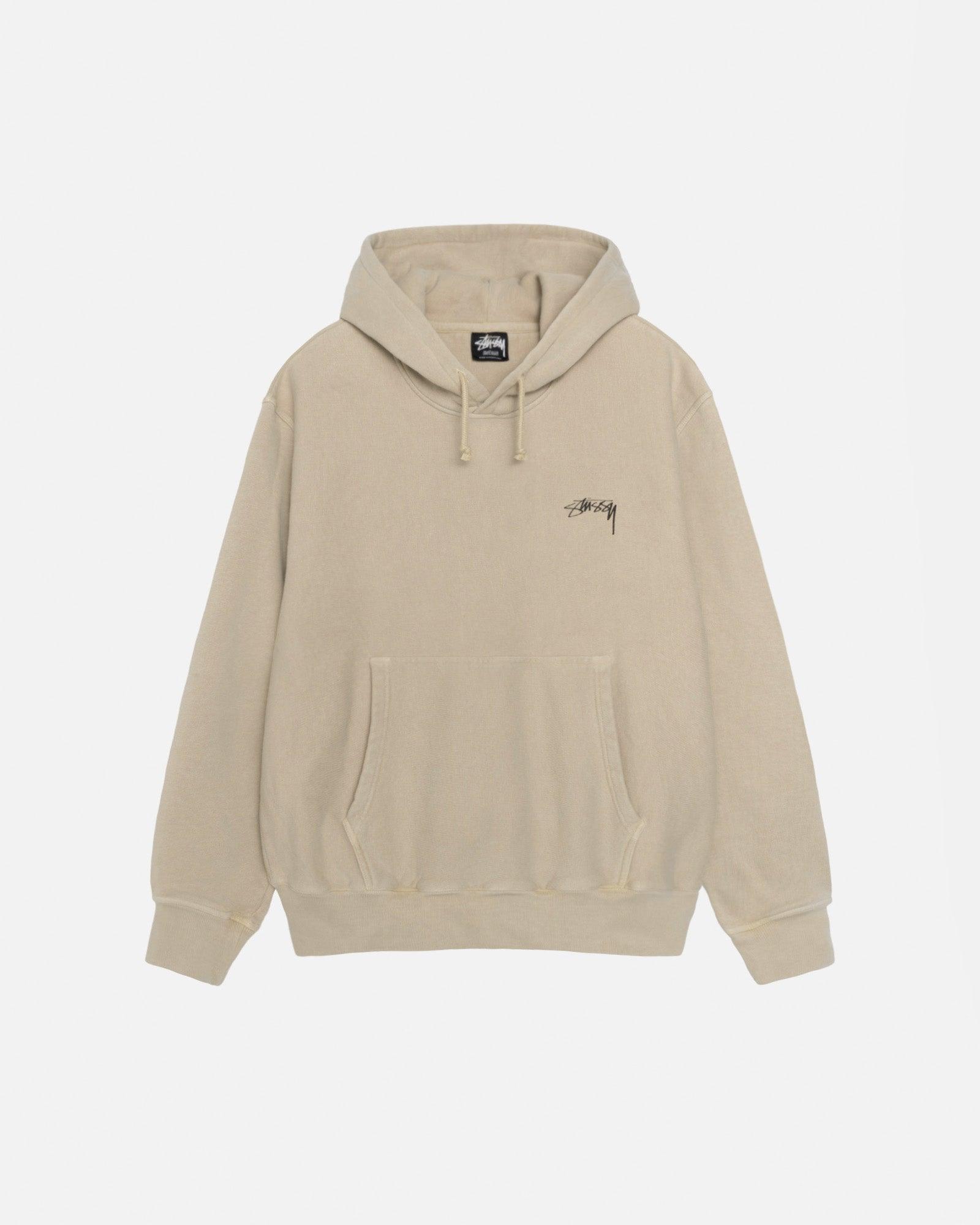 SMOOTH STOCK HOODIE PIGMENT DYED Male Product Image