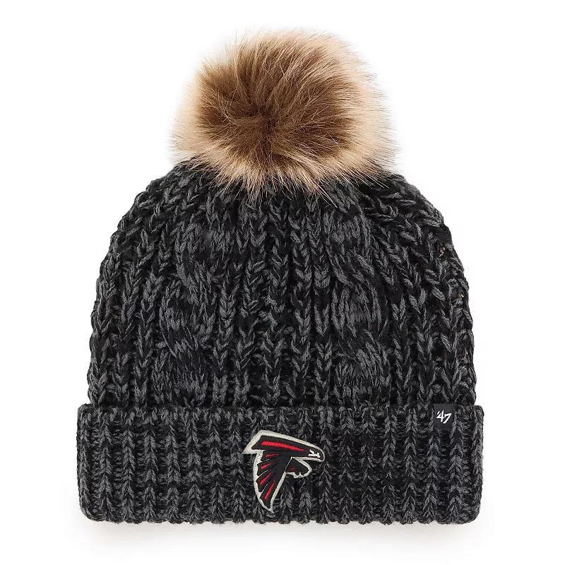 Womens 47 Atlanta Falcons Logo Meeko Cuffed Knit Hat with Pom Product Image