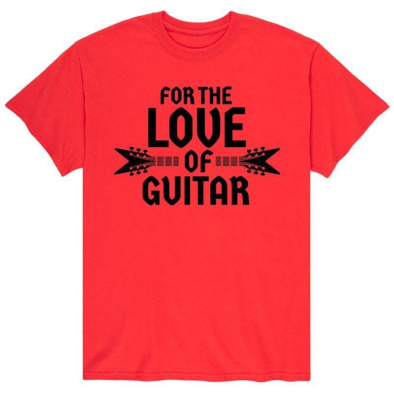 Mens For The Love Of Guitar Tee Product Image