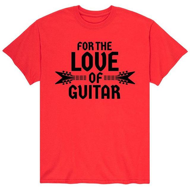 Mens For The Love Of Guitar Tee Product Image