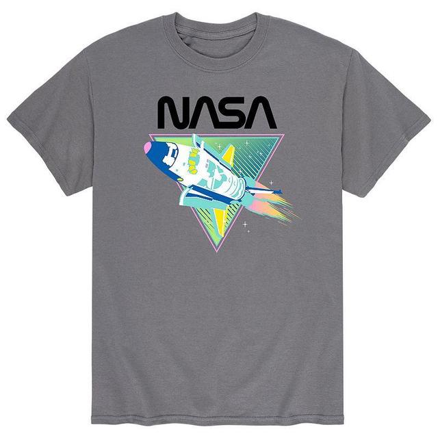 Mens NASA Space Center Tee Grey Product Image