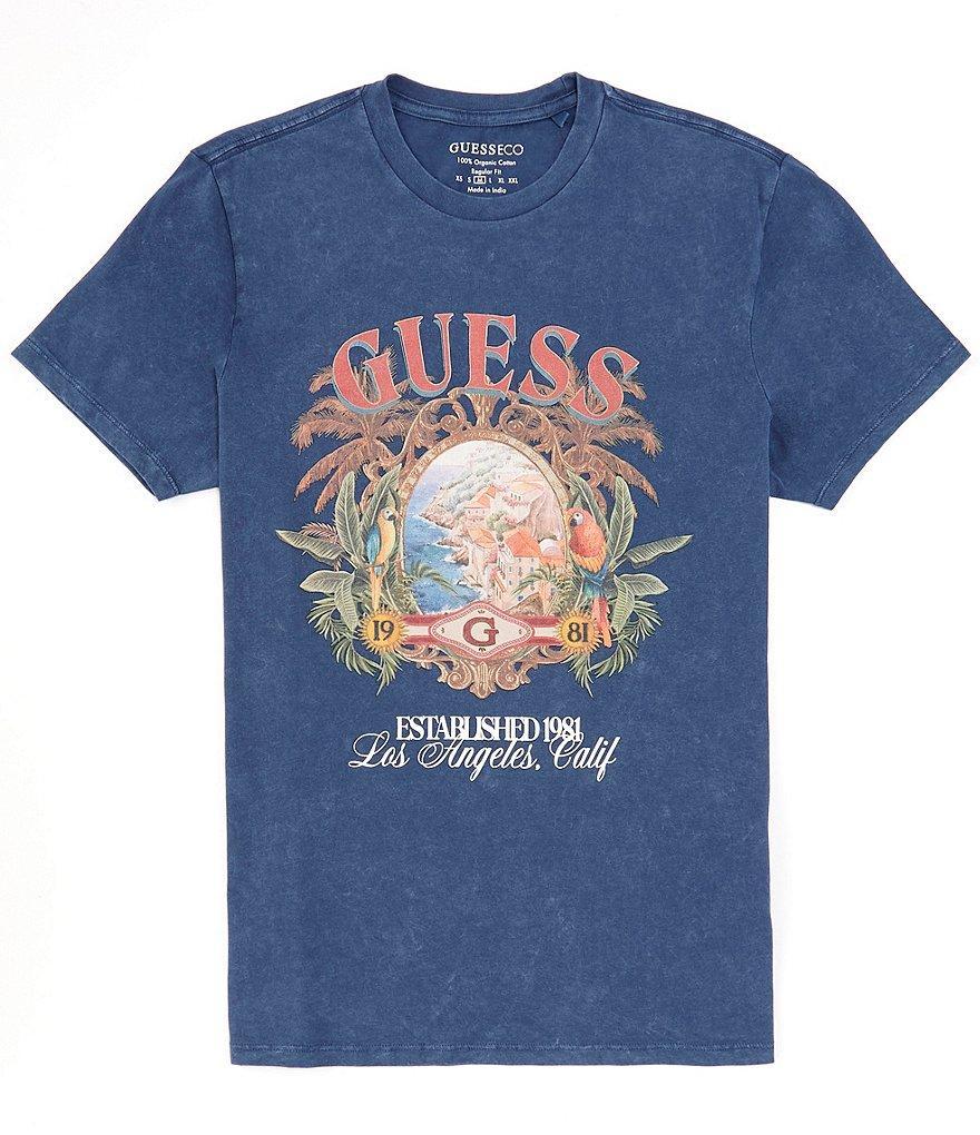 Guess Short Sleeve Resort Logo Graphic T-Shirt Product Image