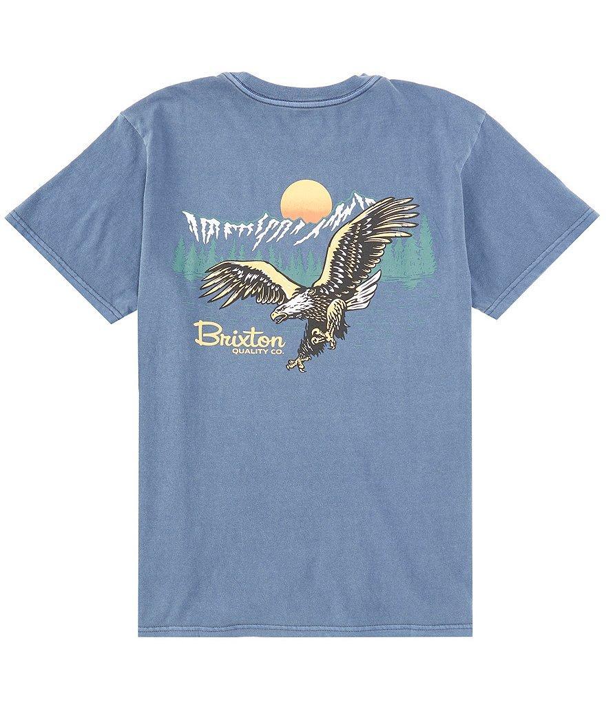 Brixton Short Sleeve Glacier Eagle Graphic T-Shirt Product Image