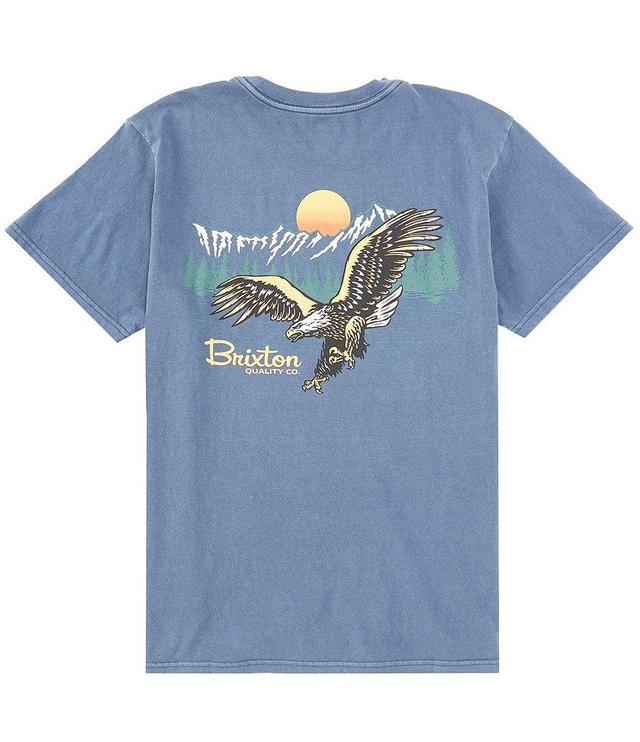 Brixton Short Sleeve Glacier Eagle Graphic T-Shirt Product Image