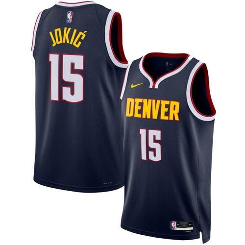 Mens Nike Nikola Jokic Navy Denver Nuggets 2022/23 Swingman Jersey - Icon Edition Nug Blue Product Image