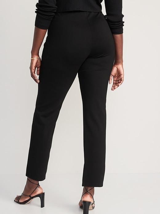 Extra High-Waisted Stevie Straight Pants Product Image