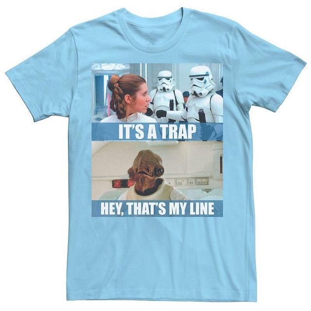 Mens Star Wars Its A Trap Hey Thats My Line Tee Product Image