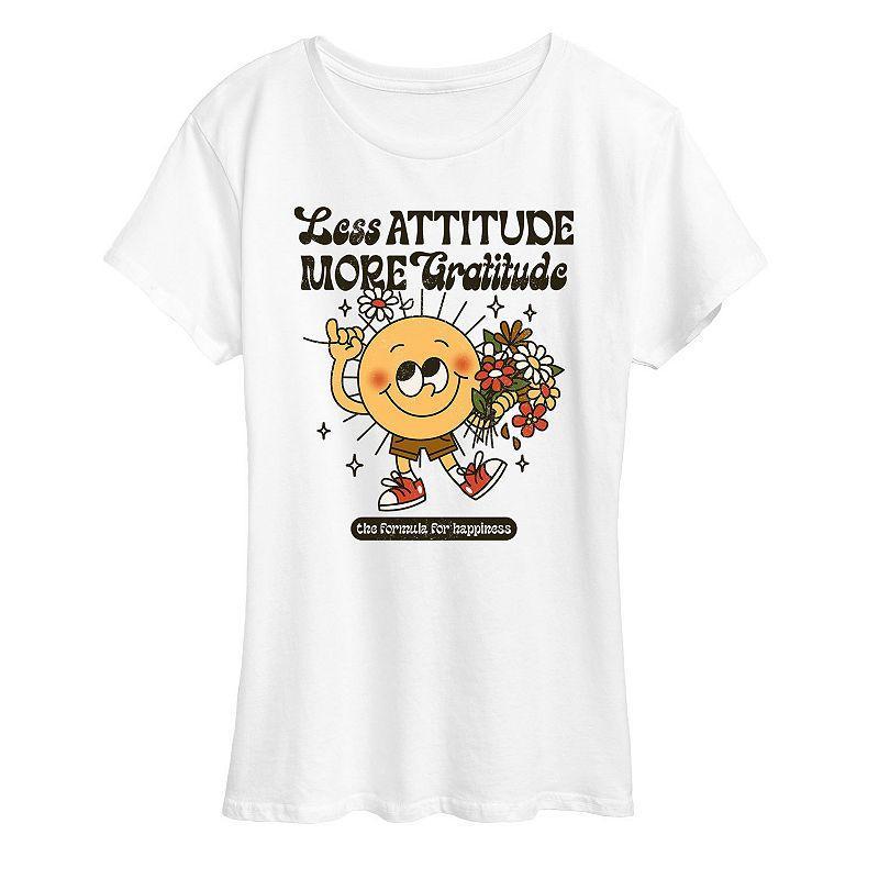 Womens More Gratitude Graphic Tee, Girls Product Image