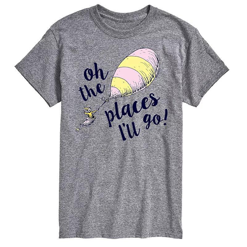 Big & Tall Dr. Seuss Places Ill Go Tee, Mens Product Image