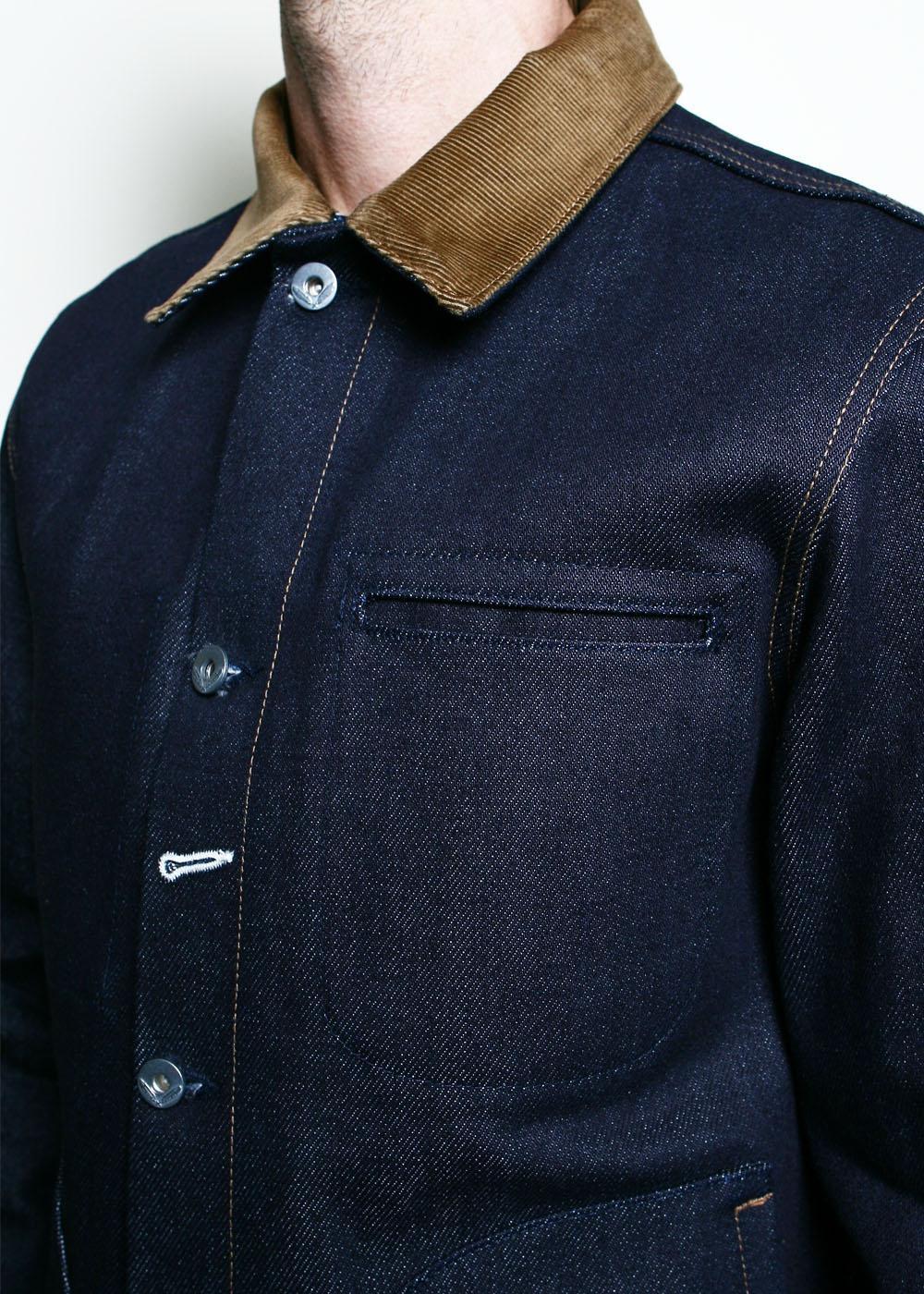 Cord Collar Supply Jacket // 22oz Indigo Product Image