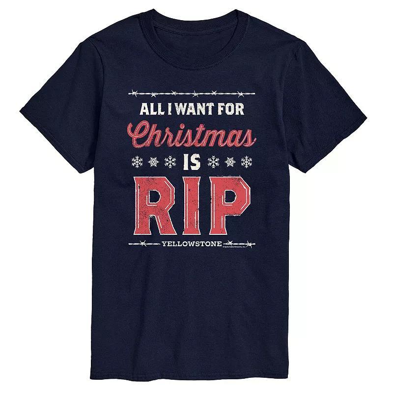 Mens Yellowstone All I Want For Christmas Is Rip Tee Product Image