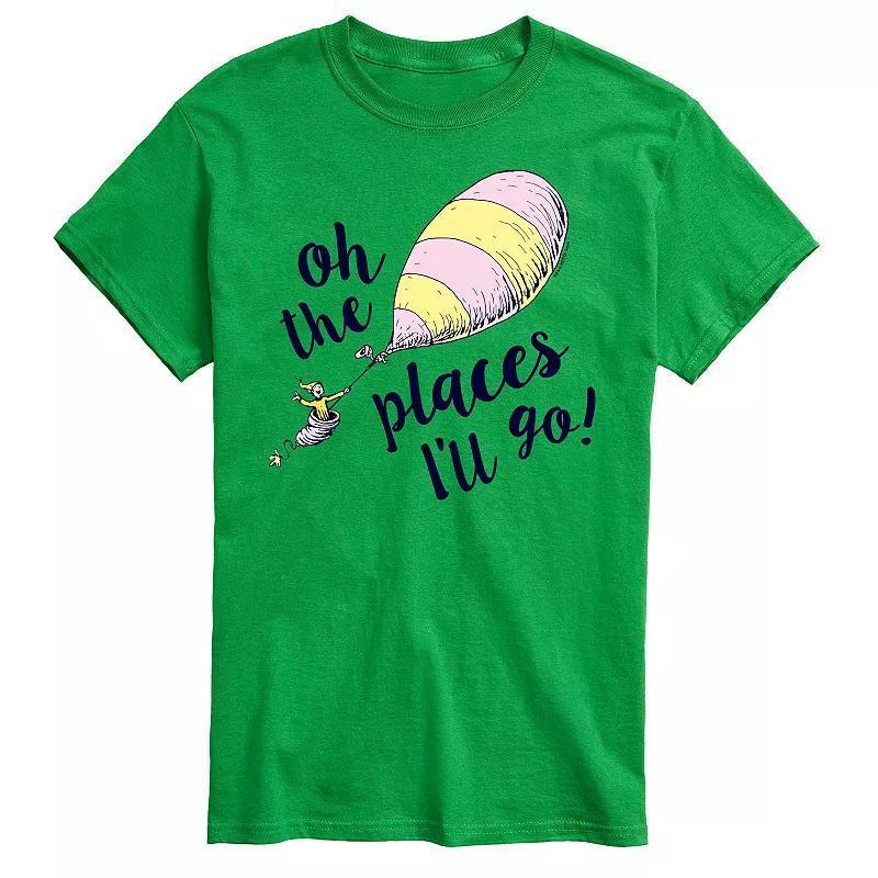 Big & Tall Dr. Seuss Places Ill Go Tee, Mens Product Image