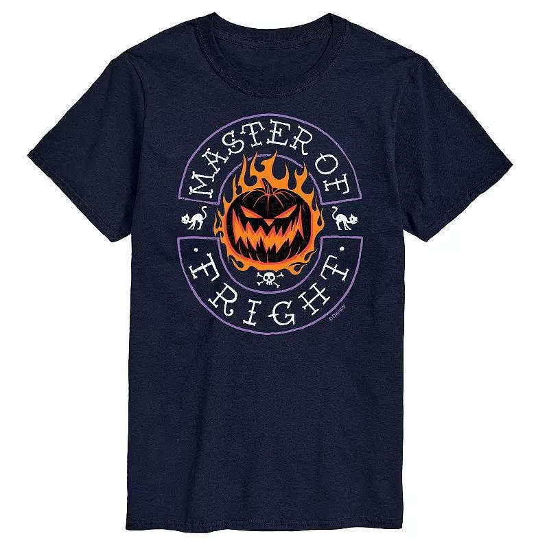 Disneys The Nightmare Before Christmas Mens Master of Fright Graphic Tee Blue Product Image