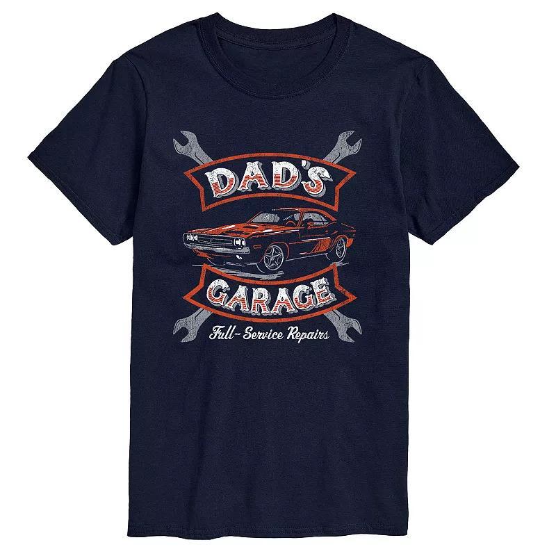 Mens Dads Garage Tee Blue Product Image