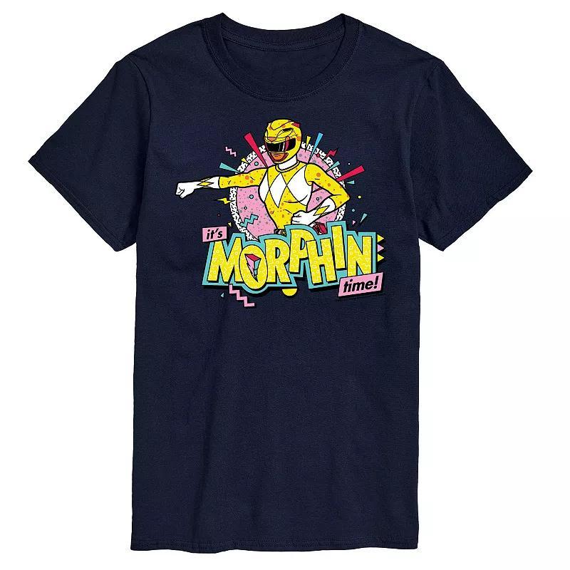 Big & Tall Power Rangers Morphin Time Yellow Graphic Tee, Mens Product Image