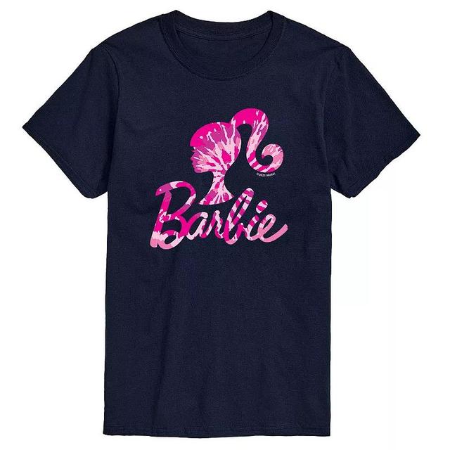 Mens Barbie Logo Tie Dye Graphic Tee Product Image