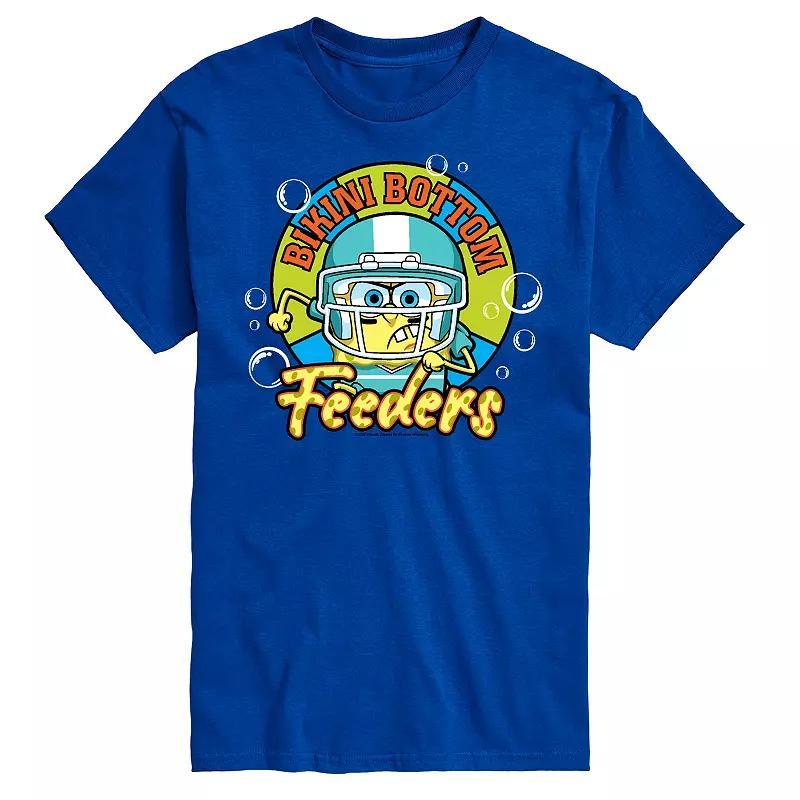 Mens SpongeBob SquarePants Football Tee Product Image