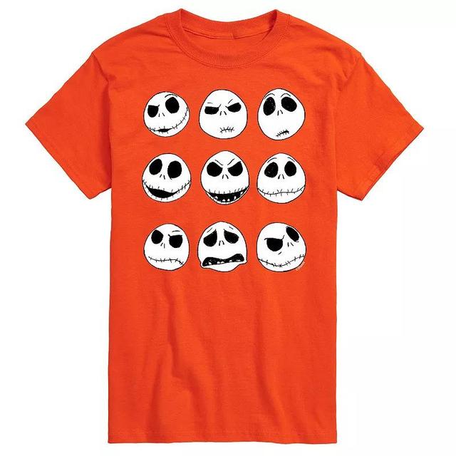 Disneys The Nightmare Before Christmas Jack Skellington Mens Grid Graphic Tee Product Image