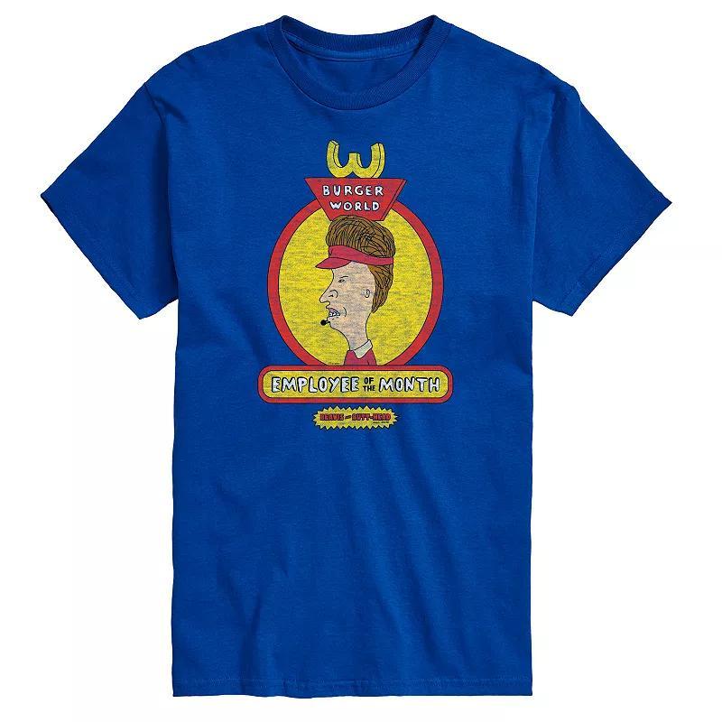 Big & Tall Beavis & Butthead Employee Of The Month Tee, Mens Product Image