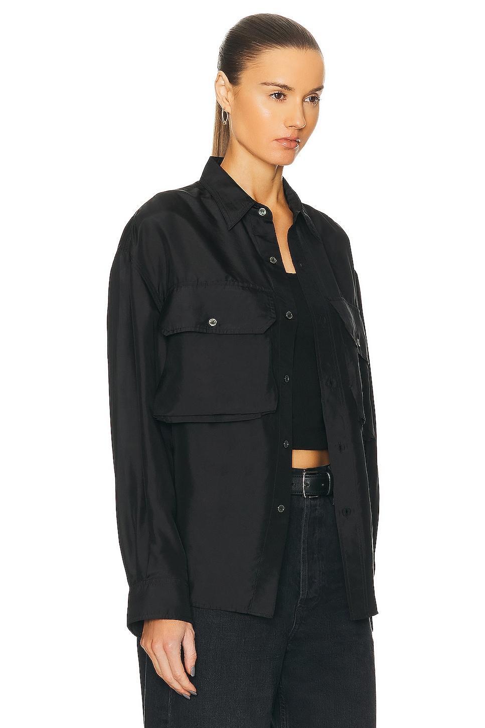 R13 Oversize Silk Shirt Product Image