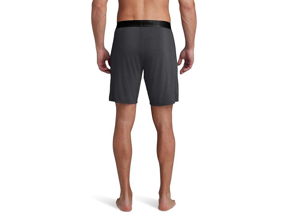 Tommy John Second Skin Luxe Rib Sleep Short (Phantom) Men's Pajama Product Image